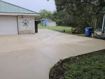Pressure Washed driveway New Braunfels Texas