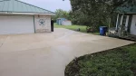 Pressure Washed driveway New Braunfels Texas